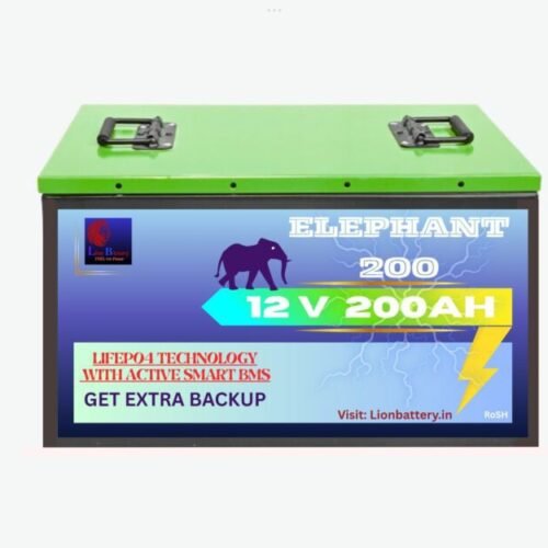 Elephant Series Home inverter 12V 200Ah LiFePO4 Lithium Battery