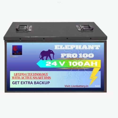 Elephant Pro100 UPS 24V 100Ah LiFePO4 Deep Cycle Battery