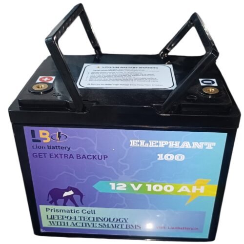 Elephant Series Home inverter 12V 100Ah LiFePO4 Lithium Battery