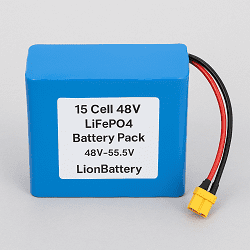 15 Cell 48 LiFePo4 (LFP) Battery Pack (48V-55.5)