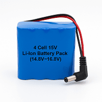 4 Cell 15V Li-Ion Battery Pack (14.8V~16.8V)