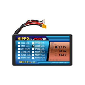 Hippo ultra genx 22.2v 33600 mAh