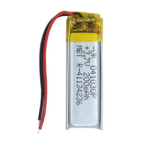 WLY041030 1S 3.7V 200mAh Lipo Battery Micro Rechargable Battery Pack