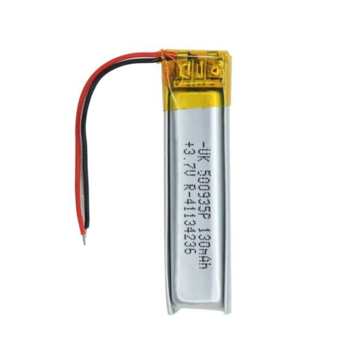 WLY500935 1S 3.7V 130mAh Lipo Battery Micro Rechargable Battery Pack