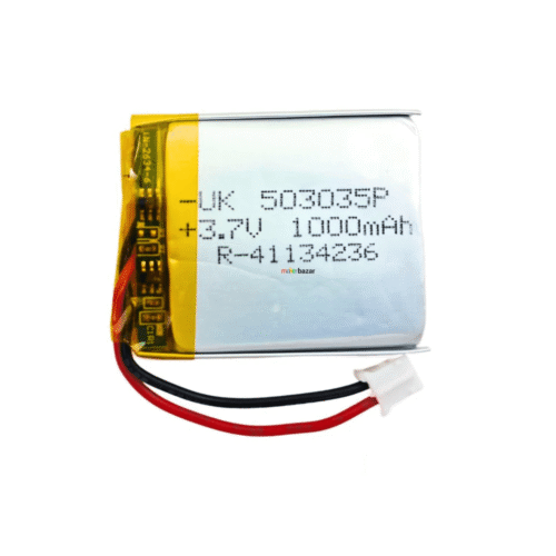 WLY503035 1S 3.7V 1000mAh Lipo Battery Micro Rechargable Battery Pack