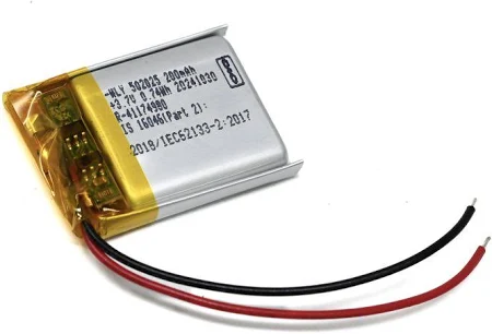 WLY551020 1S 3.7V 200mAh Lipo Battery Micro Rechargable Battery Pack