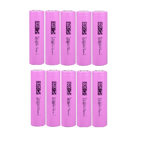DMEGC 3.7V 2600mAh 18650 Lithium Ion Battery Original INR Rechargeable Cell for EV, Solar, DIY 10 Pcs