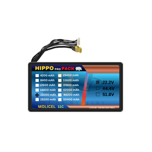 Hippo pro pack 22.2v 21000mAh 6S Drone battery 6S5P 230 Discharge Li-ion P42A