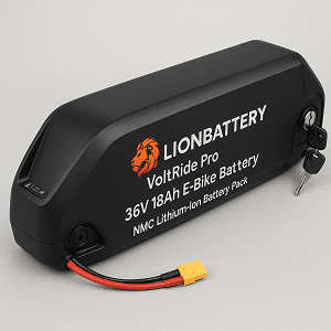 LionBattery VoltRide Pro 36V 18Ah E-Bike Battery NMC Lithium-Ion Battery Pack
