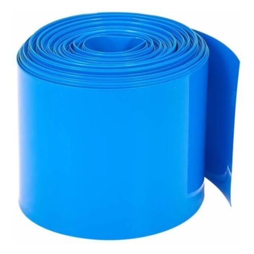 230mm PVC Heat Shrink Sleeve for Lithium Battery Pack – 1 Meter (Blue)