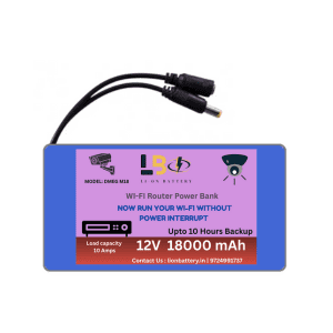DMEG M18 12V 18000mAh CCTV Power Bank