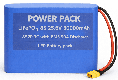 30000mah 8s2p battery pack