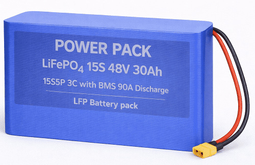 30ah 15s5p battery pack