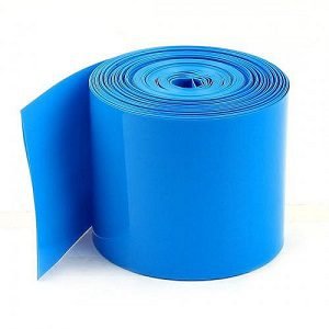 PVC Heat Shrink Sleeve 110mm for Lithium Battery Pack - 1 Meter (Blue)