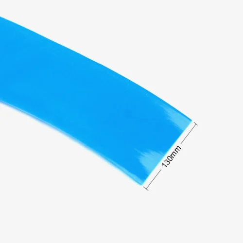 PVC Heat Shrink Sleeve 130mm for Lithium Battery Pack - 1 Meter (Blue)