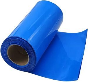PVC Heat Shrink Sleeve 360mm for Lithium Battery Pack - 1 Meter (Blue)