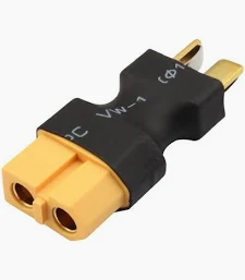 Nylon T Connector Male to XT60 Adapter