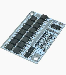 4S 100A LiFePO4 Lithium Battery Protection Balance Charging BMS Protection PCB Board-White