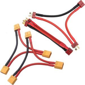 XT60 Y Connector with 12AWG silicone wire