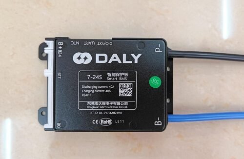DALY BLACK SMART BMS 7-24S 40A