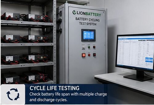 Lithium battery environmental testing at LionBattery Testing Lab