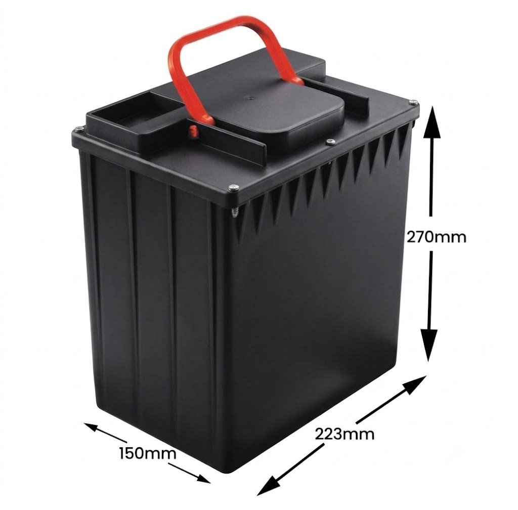 FRP Plastic Lithium Battery Container 223 × 150 × 270 mm