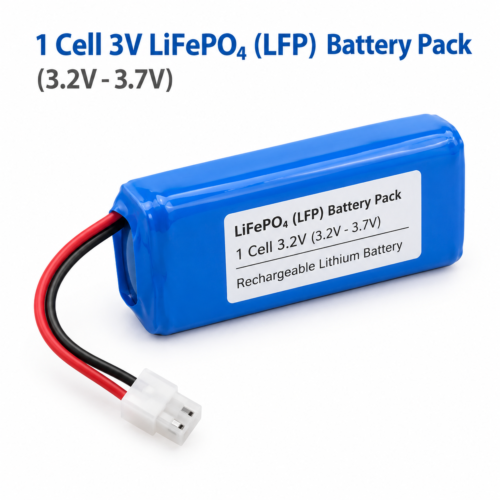 Power Pack LiFePO₄ 1S 3V 12000mAh 1S2P 3C with BMS LFP Battery Pack
