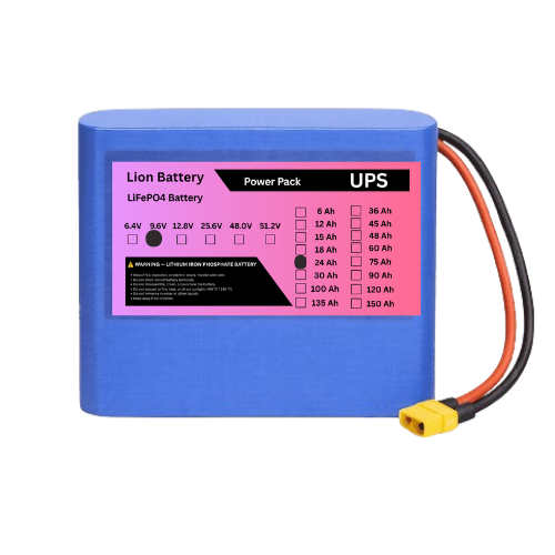 Power Pack LiFePO₄ 3S 9.6V 24000mAh 3S4P 3C With BMS LFP Battery Pack